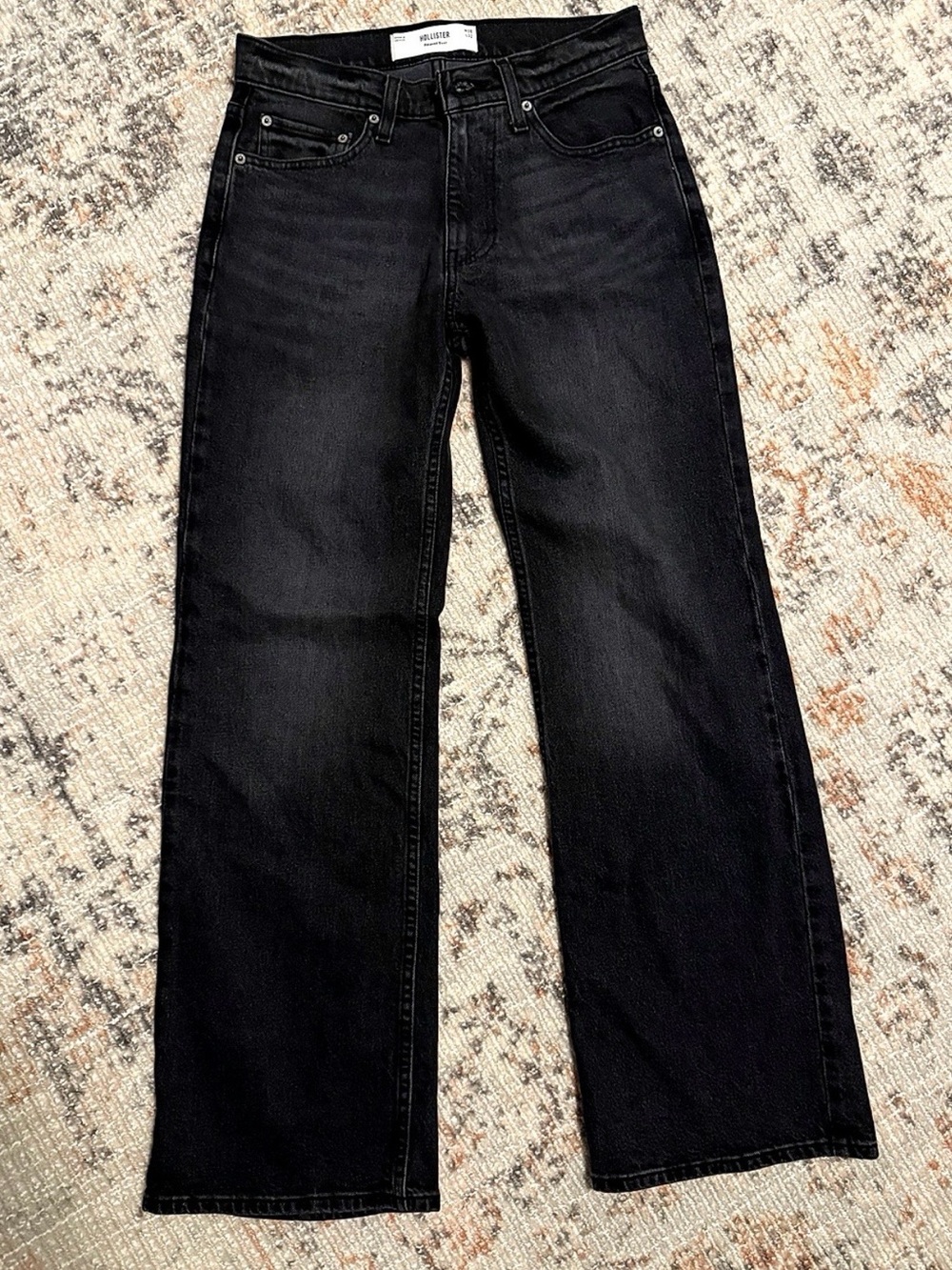 Hollister Men’s Relaxed Bootcut Jeans Black W28 L32